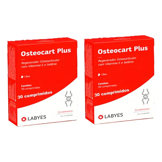 Regenerador Osteoarticular Osteocart Plus - Kit C/ 2 Un