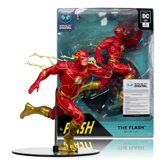 Mcfarlane Toys Estátua The Flash 1:6 De Jim Lee Digital