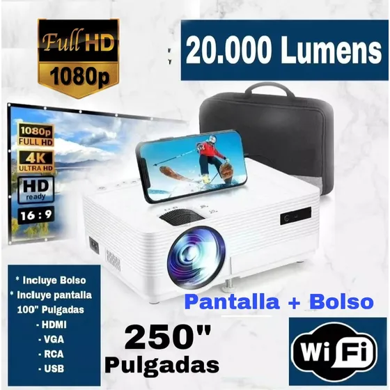 Nuevos Video Beam Hd Tecnología Con Wifi