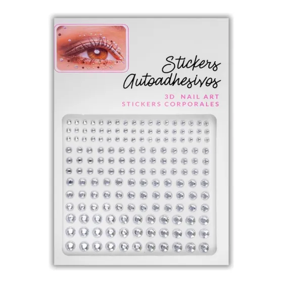 Strass Autodhesivo Face Stickers Cristales Rostro, Ojos 