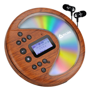 Reproductor De Cd Portátil Klim Discover Wood Con Bluetooth Reproductor De Cd Portátil Klim Discover Wood Con Bluetooth