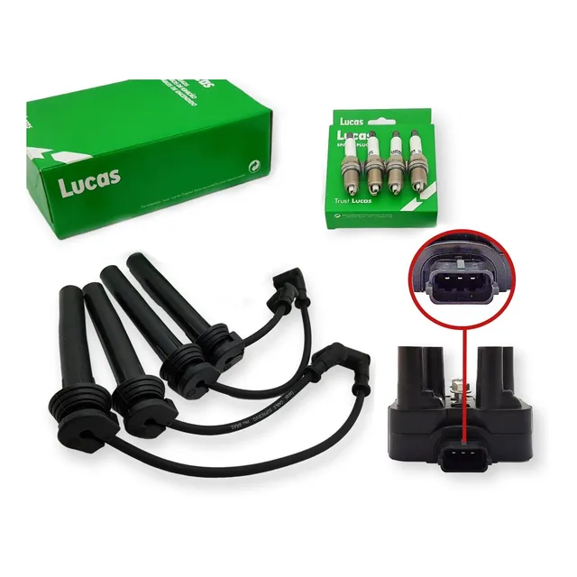 Kit Cables+bujias+bobina Fiat Strada 2012-2017 1.6 16v Etorq