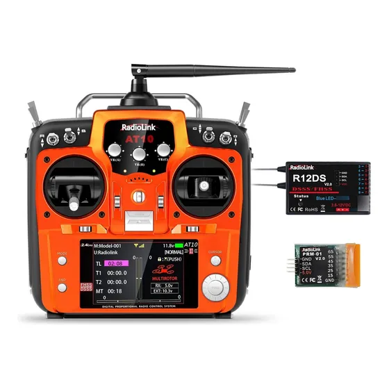 Radiolink At10ii Transmisor Rc 12 Canales 2.4 Ghz