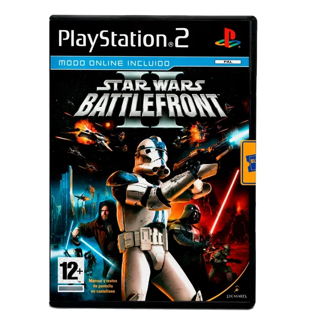 Juego Star Wars Battlefront 2 Playstation 2 - Físico En Caja