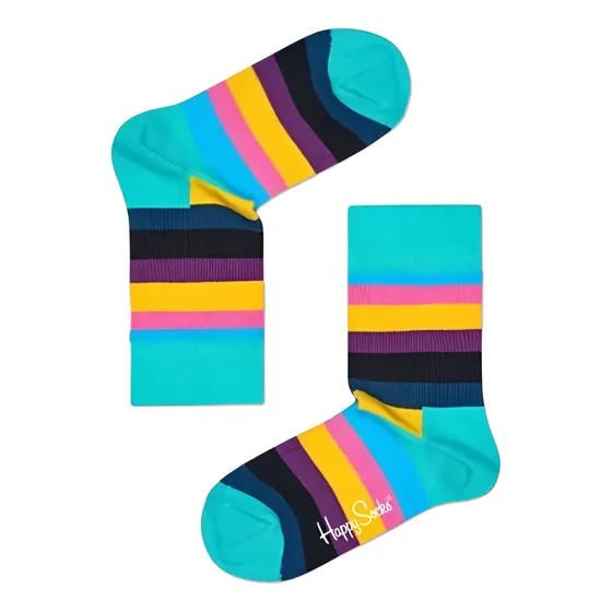 Medias, Calcetines, Niños, Happy Sock, Kids Stripe Sock