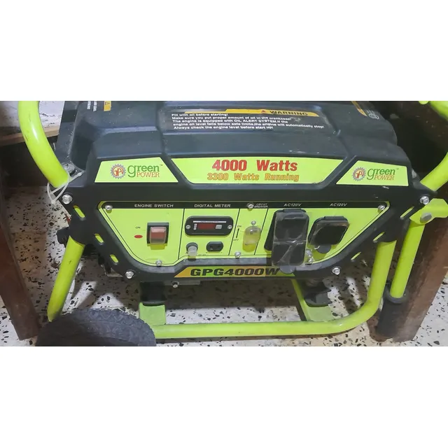 Planta Electrica Green Power Gpg4000 Gasolina 110v ( Usada )