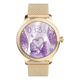 Reloj Inteligente Smartwatch Lw105 Mujer Sport Elegante Dorado Milanese Dorado Dorado Reloj Inteligente Smartwatch Lw105 Mujer Sport Elegante Dorado Milanese Dorado Dorado