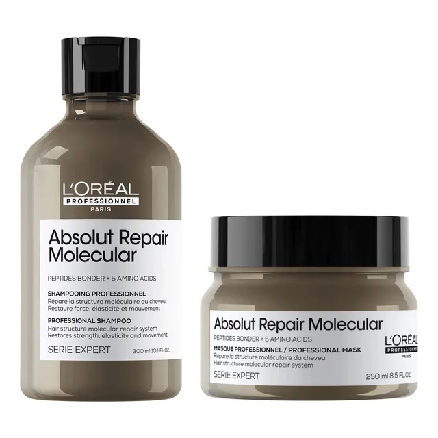 Shampoo + Mascara Reparadora Loreal Absolut Repair Molecular