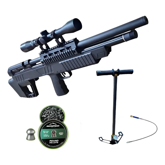 Rifle Pcp Beeman 5.5 Commodore + Bomba + Diabolos + Mira