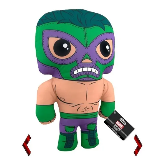 Funko Plush Marvel Luchadores Hulk El Furioso