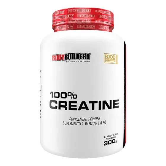 100% Creatina 300g Bodybuilders Sem Sabor - Aprovada Abenutri