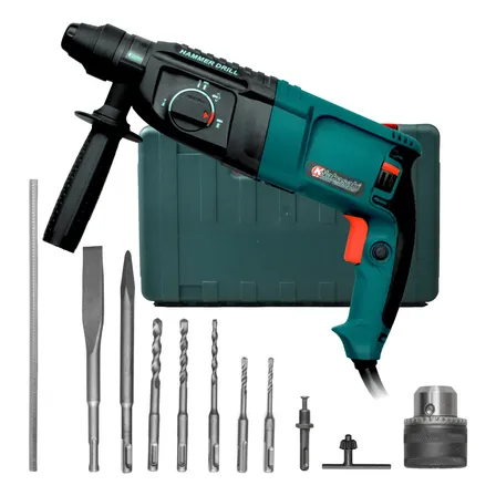 Martelete Perfurador Rompedor 1200w Profissional K Nakasaki Azul 220v