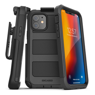 Funda Con Mica Y Clip Para iPhone 12/12 Pro Uso Rudo Case Funda Con Mica Y Clip Para iPhone 12/12 Pro Uso Rudo Case