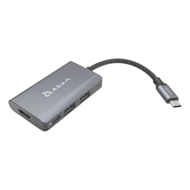Adaptador Multipuertos Adam Elements Casa Hub A01m 4 En 1