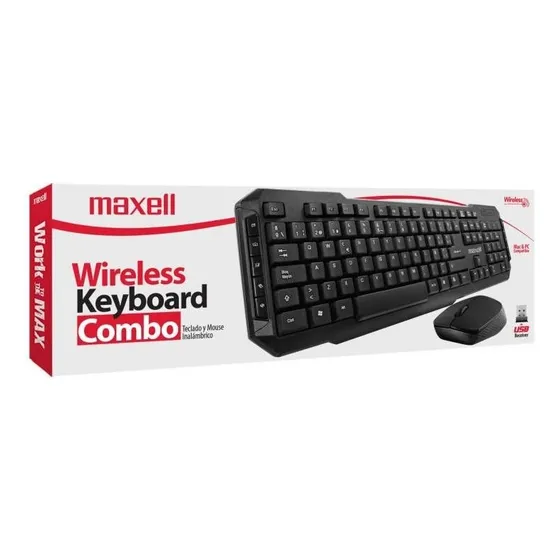 Combo Teclado Y Mouse Inalambrico Maxell