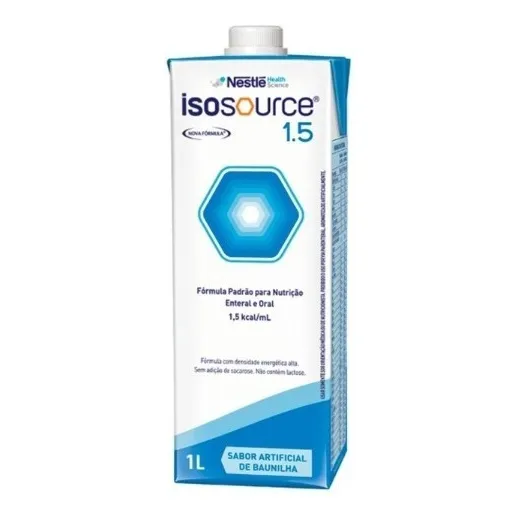 Isosource 1.5 - Suplemento Nestlé - Caixa C/12 ( Baunilha)