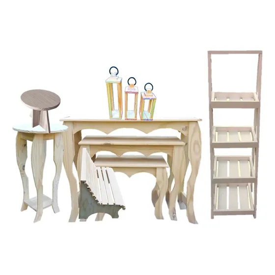 Mesas Candy Bar Combo De 10 Muebles
