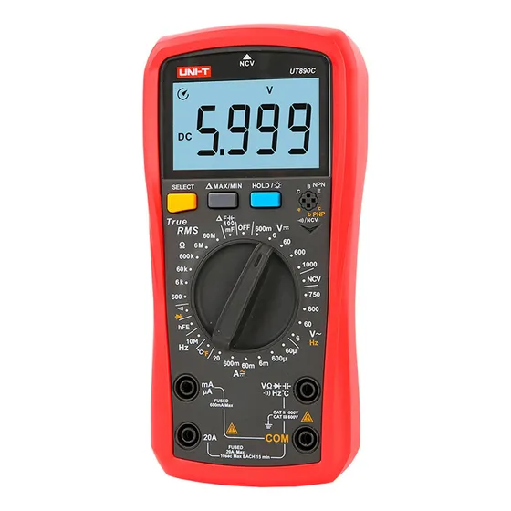 Multímetro Digital True Rms Uni-t Ut890c Truerms Capacidad