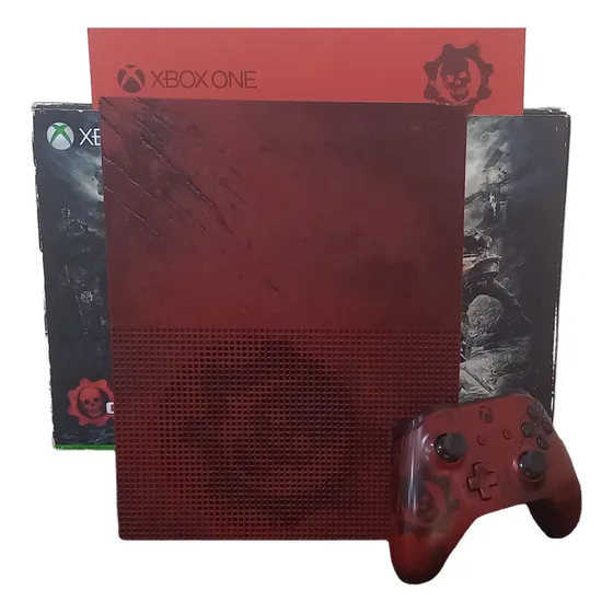 Microsoft Xbox One S Edição Limitada De Gears Of War 4