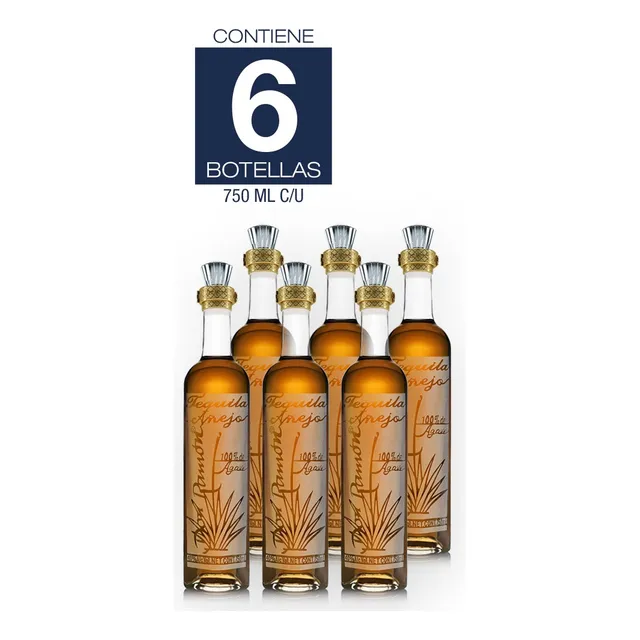 Tequila Don Ramón Punta Diamante Añejo 750 Ml Caja 6 Pack