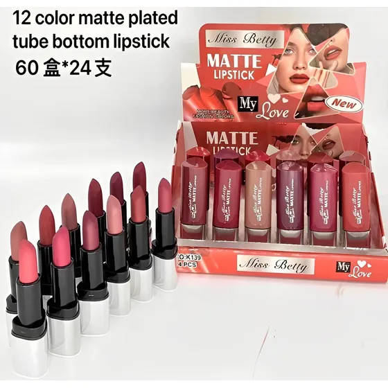 Labial Matte Tonos Variados X Cja De 24 Unidades Cd
