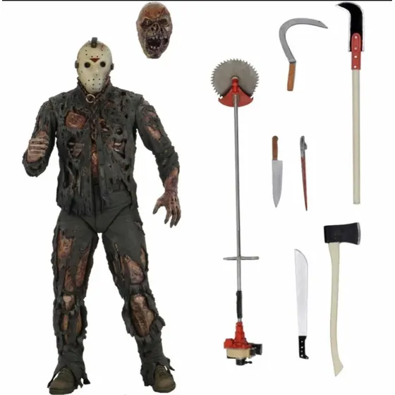 Jason Figura Neca Ultimate Friday The 13th Part 7 New Boold