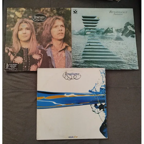 3 Lp's Renaissance Azure D'or + Ashes Are Burning + Prologue