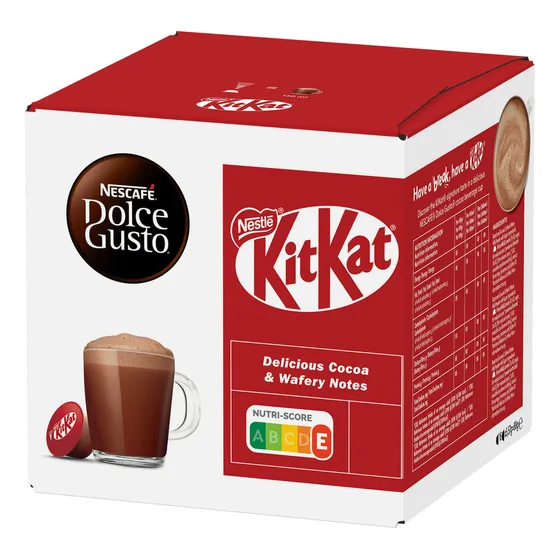 Cápsulas Chococcino Kit Kat Dolce Gusto Nescafé 10 Un.