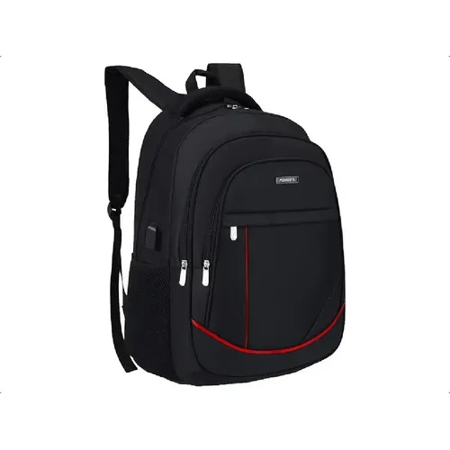 Mochila Porta Notebook Forest Calidad Alcolchada Resistente Color Rojo