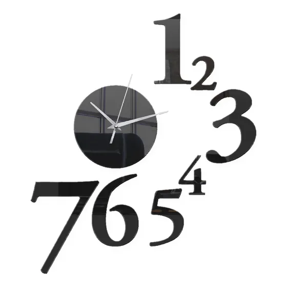Reloj De Pared Numeros Modernos 20-40cm