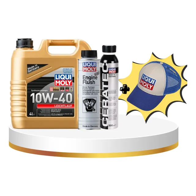 Liquimoly Aceite 10w40 4l+ Engine Flush + Ceratec Kit