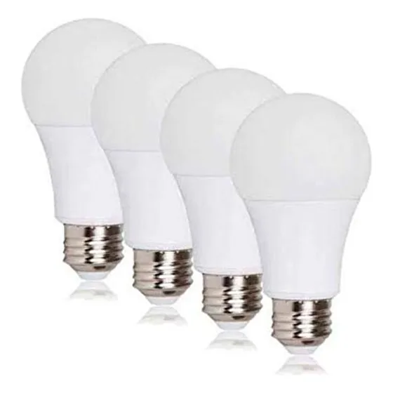 4 Foco Inteligente Sensor Sonido Ahorrador Lampara Luz Led7w