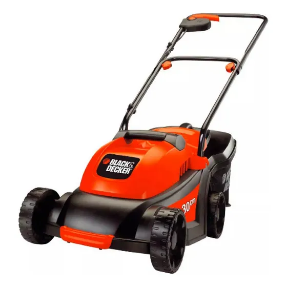 Cortadora Cesped Con Caja Colectora 1200w Black Decker