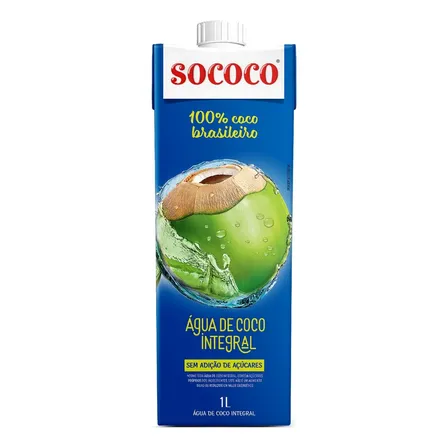 Água de Coco Sococo 1 litro