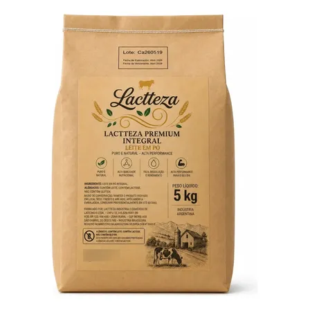 Leite Em Pó Integral 5 Kg Lactteza