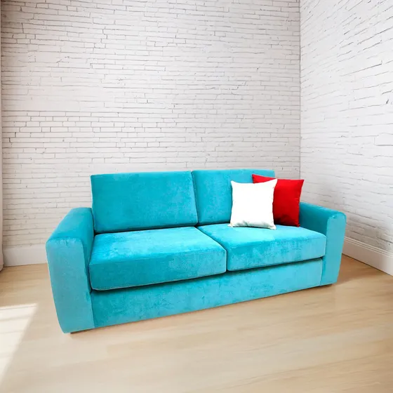 Sillon Sofa 2 Cuerpos 1.70 Exelent Tapizado En Chenille   