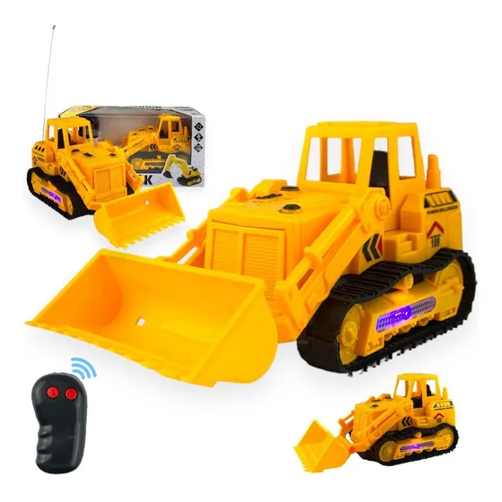 Carrinho De Controle Remoto Trator Truck Brinquedo Crianças