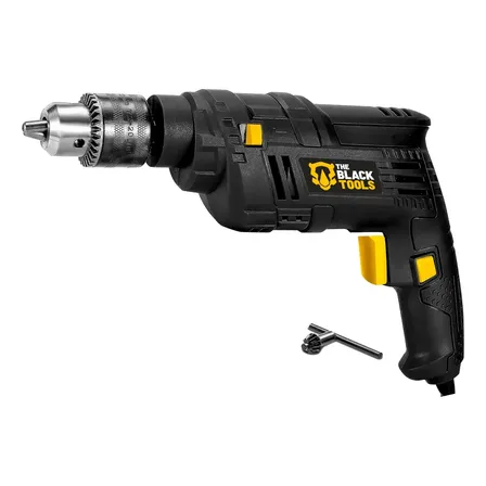 Furadeira Elétrica De Impacto 550w 3/8 10mm Profissional Tbf550 The Black Tools
