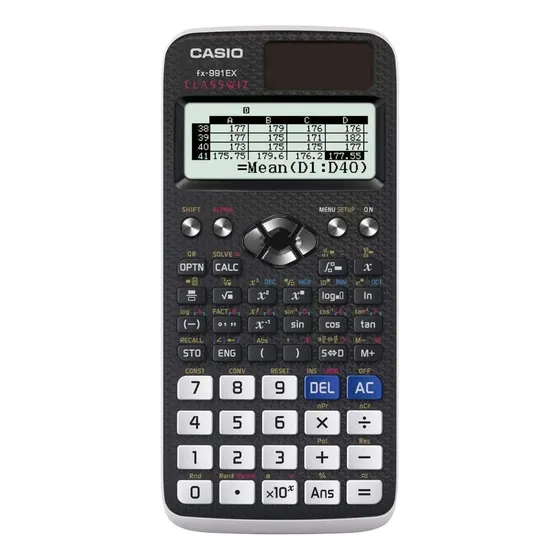 Calculadora Científica Fx-991ex Classwiz552 Funções Preta