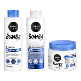 Kit Salon Line S.o.s Bomba De Crescimento 3 Itens Kit Salon Line S.o.s Bomba De Crescimento 3 Itens