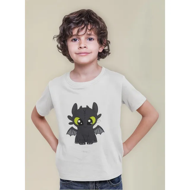 Playera Personalizada Infantiles Para Niños Chimuelo Dragon