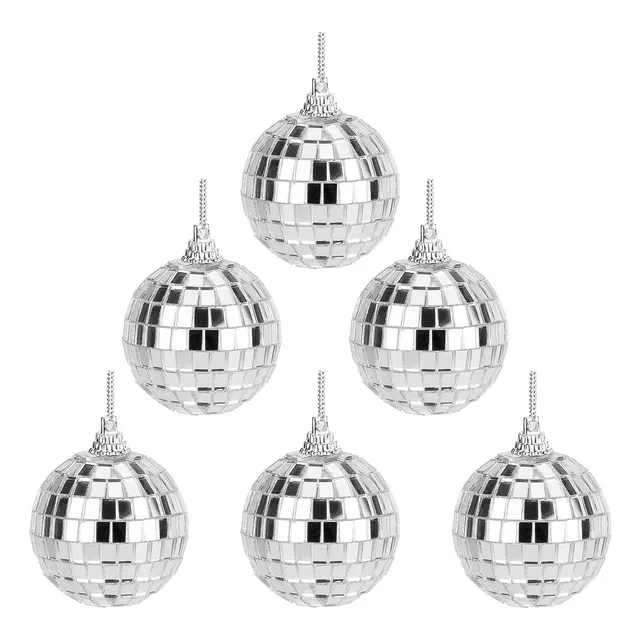 Juego De Bolas De Discoteca Con Espejo, Decoración De Fiesta