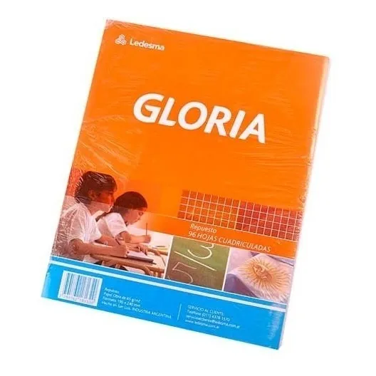 Repuesto Hojas Escolar Carpeta Nº 3 Gloria 96h Rayadas