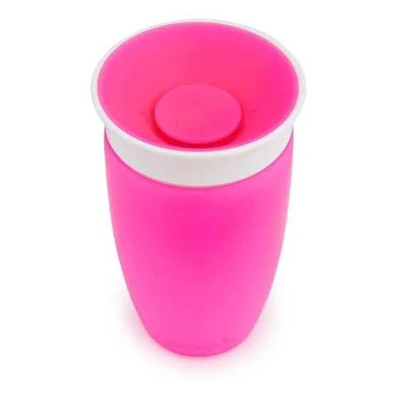 Vaso Antiderrame Munchkin Miracle 360° 296ml 12m+, Rosado