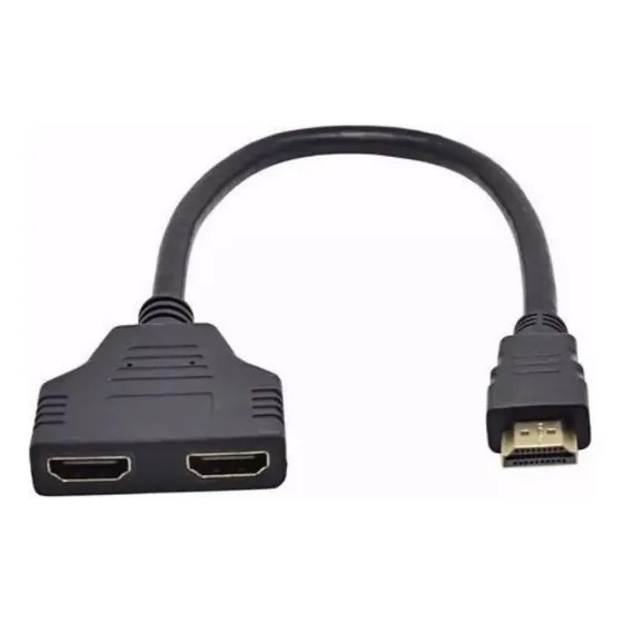 Divisor y duplicador 4K de 1 HDMI macho a 2 HDMI hembra
