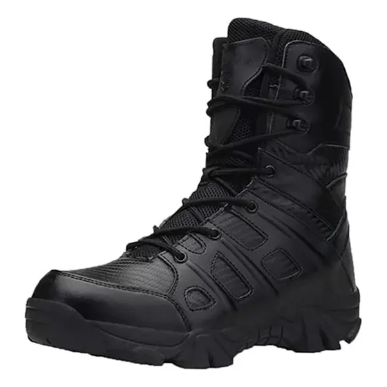 Botas Negras Tácticas Militares Para Exteriores Para Hombre
