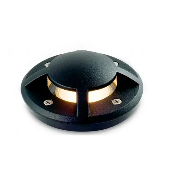 Embutido De Piso Redondo Gu10 Luz Razante Ip54 E2001c Candil