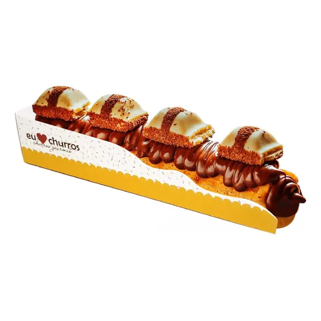 Caixinha, Embalagem Para Churros Gourmet - 100un