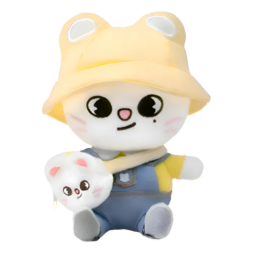 Pelúcia Skzoo Personagem Foxi.ny Stray Kids Cartoon 20cm Cor Nude