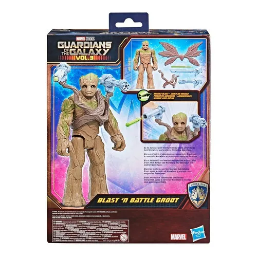 Guardianes De La Galaxia Vol. 3 - Blast 'n Battle Groot